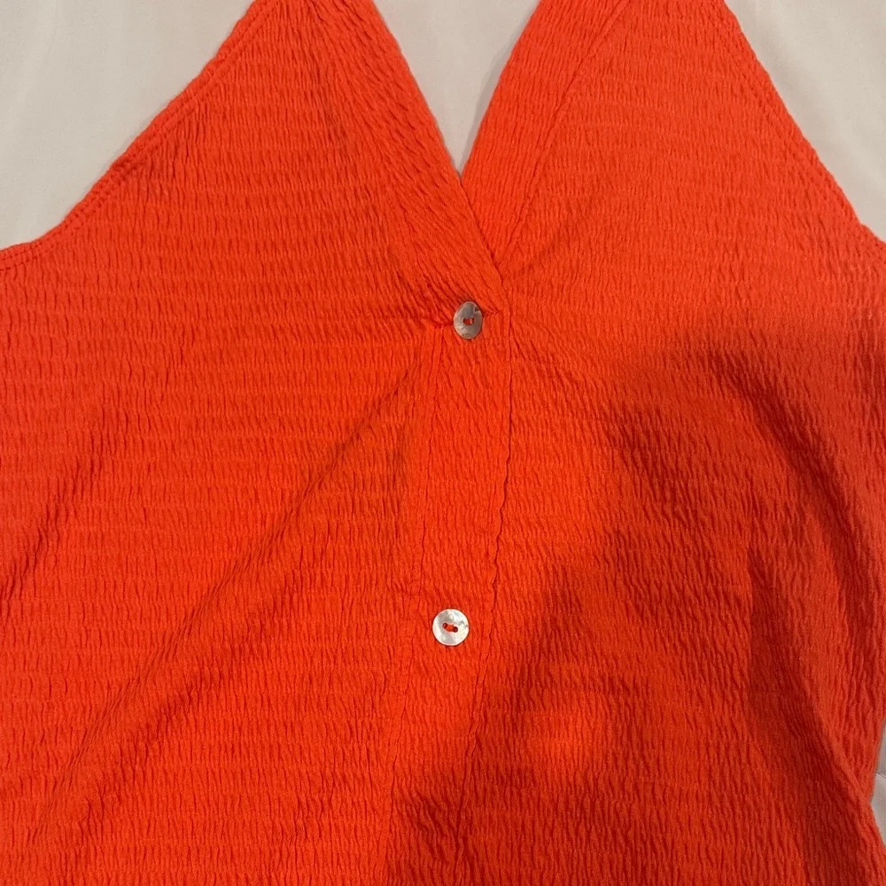 Lulu’s Orange Halter Dress Size M NWOT - Picture 5 of 7